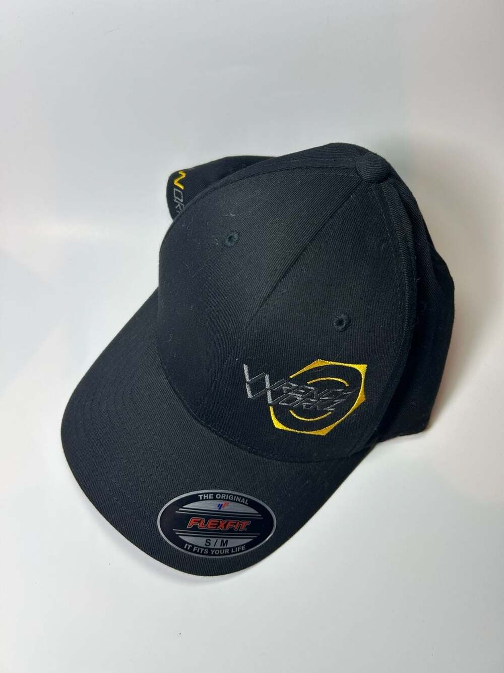 Wrench Workz Black Flexfit Baseball Cap Hat Size S/M